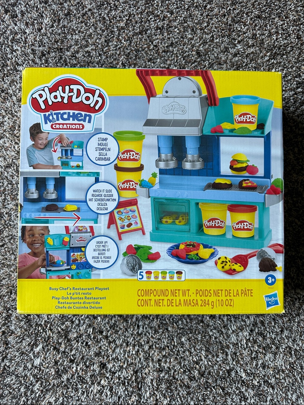 Play-doh Kitchen Creations Busy Chef Restaurant Playset - Multicolor